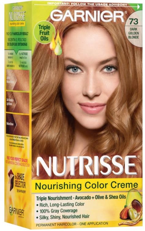 garnier dark golden blonde